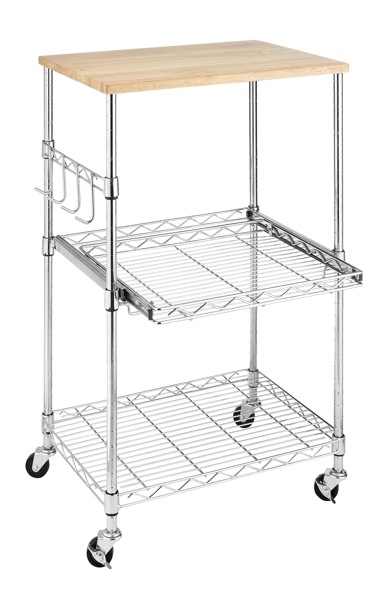 Algopix Similar Product 5 - Whitmor Supreme Microwave Cart with
