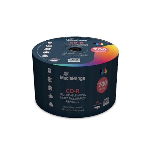 Algopix Similar Product 3 - MEDIARANGE MR208 CDR80 700MB 52x 50