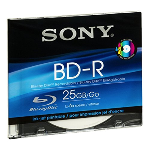 Algopix Similar Product 13 - Sony Bnr25Ipsl BdR BluRay Disc 25GB