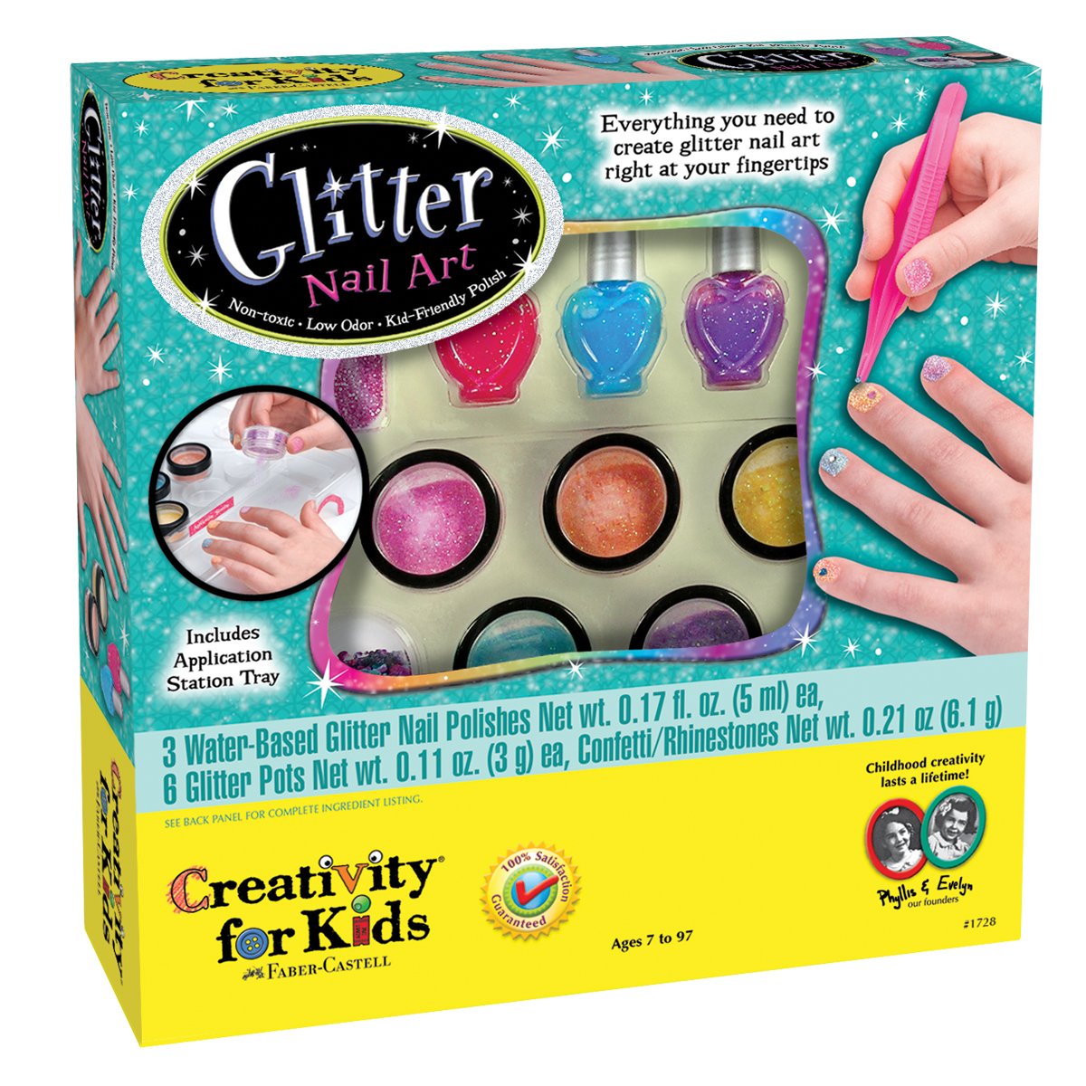 Algopix Similar Product 8 - Creativity for Kids Glitter Nail Art 