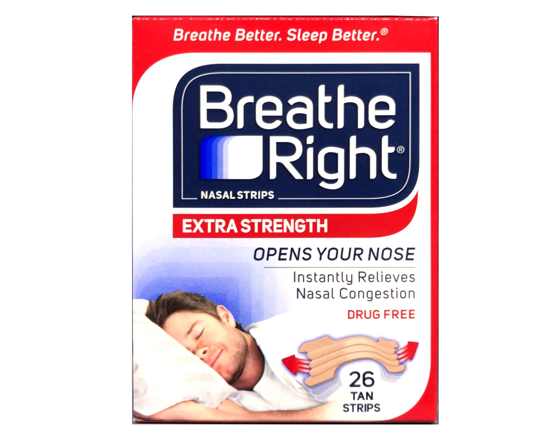 Algopix Similar Product 9 - Breathe Right Nasal Strips Extra 26