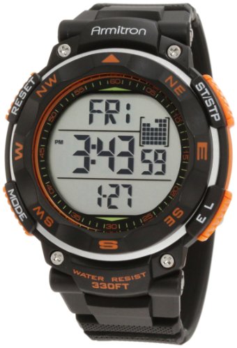 Algopix Similar Product 5 - Armitron Sport Mens 408254ORG Black