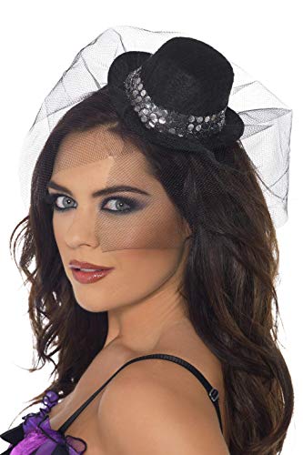 Algopix Similar Product 5 - Smiffys Fever Womens Mini Top Hat on
