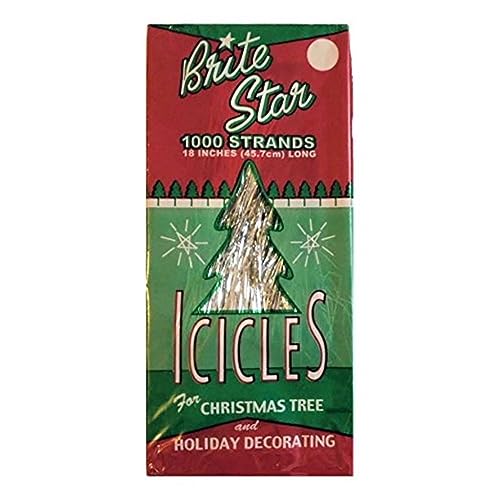 Algopix Similar Product 10 - Brite Star Tinsel Icicles 1000 Strands
