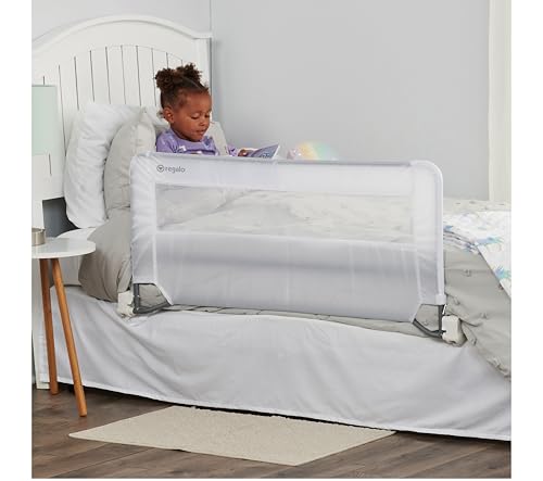 Algopix Similar Product 4 - Regalo Swing Down Bed Rail Guard with