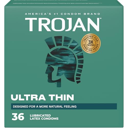 Algopix Similar Product 20 - TROJAN Ultra Thin Condoms for