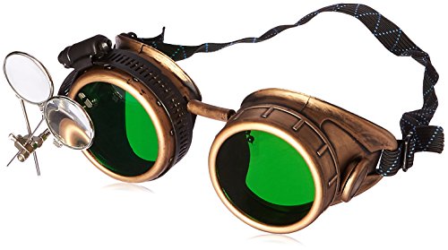 Algopix Similar Product 1 - Victorian Goggles Glasses Antique Gold