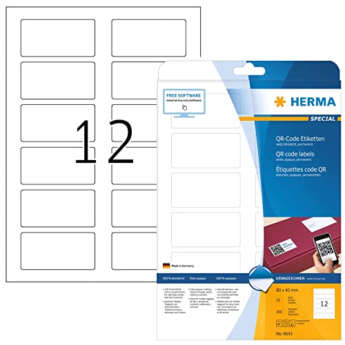Algopix Similar Product 17 - HERMA Self Adhesive Product QR Code