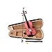 Algopix Similar Product 12 - Crescent 34 Pink Maple Wood Acoustic