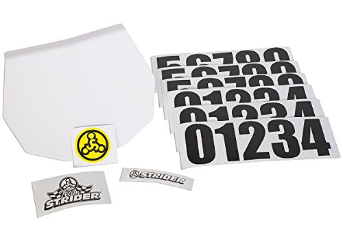Algopix Similar Product 8 - Strider- Number Plate Kit with Stickers