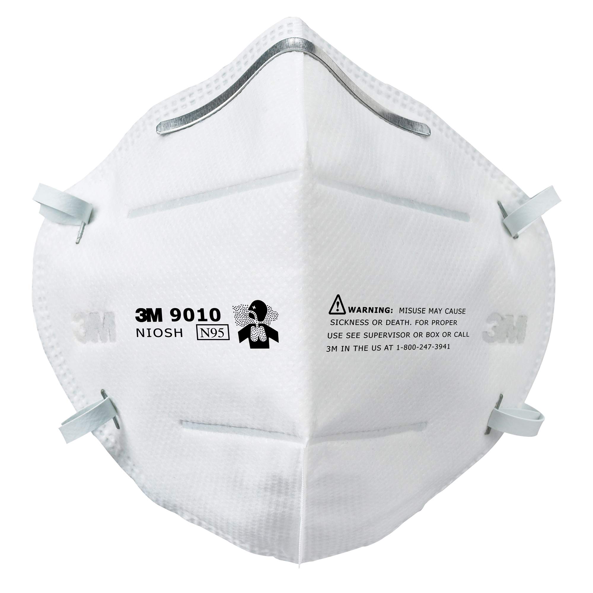 Algopix Similar Product 19 - 3M N95 Disposable Respirator 9010