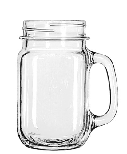 Algopix Similar Product 10 - Libbey Drinking Jar with Handle 16