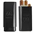 Algopix Similar Product 19 - Mantello Black Leather Cigar Case with