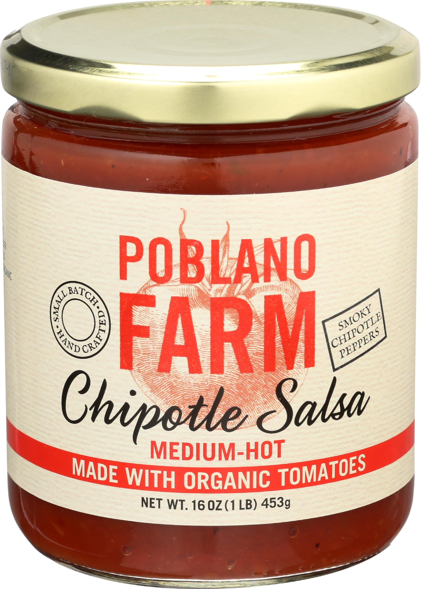 Algopix Similar Product 6 - Poblano Farm Chipotle Tomato Salsa 16