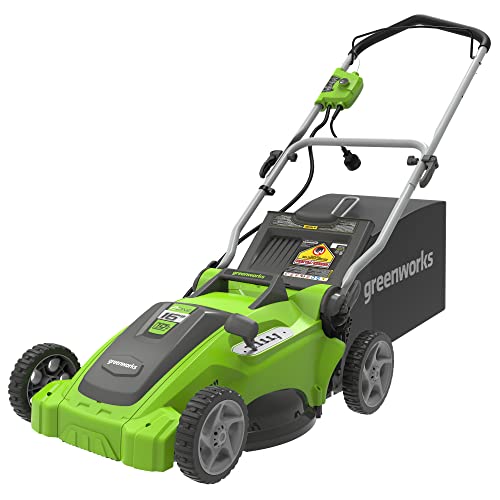 Algopix Similar Product 9 - Greenworks 10 Amp 16inch Corded Mower