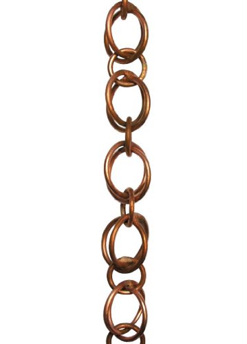 Algopix Similar Product 17 - Quest FL02 Double Loop Copper Rain Chain
