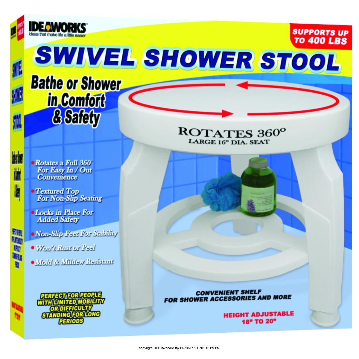 Algopix Similar Product 14 - Swivel Shower Stool Swivel Shwr Stool