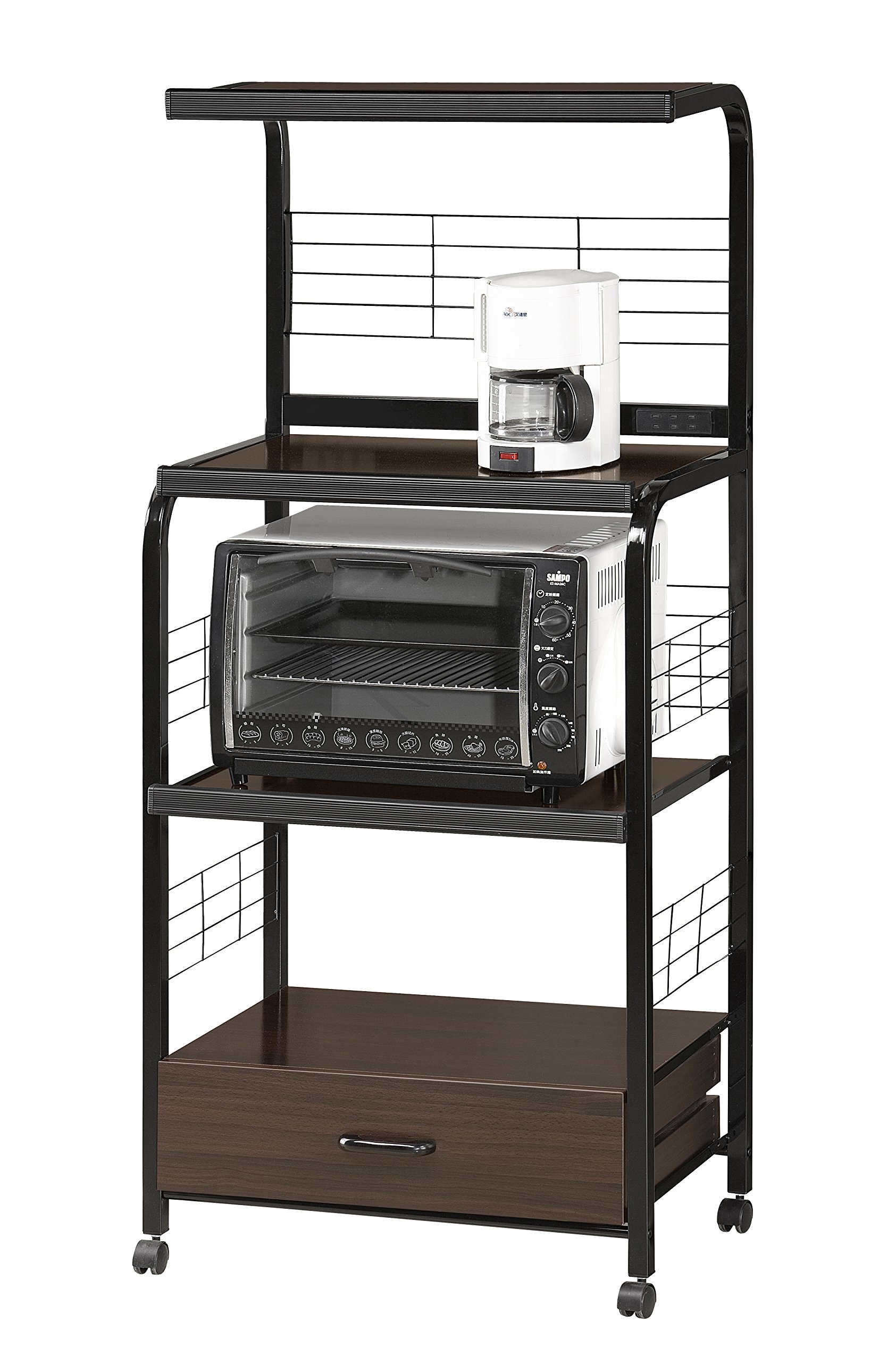 Algopix Similar Product 8 - Crown Mark Kitchen Shelf with casters