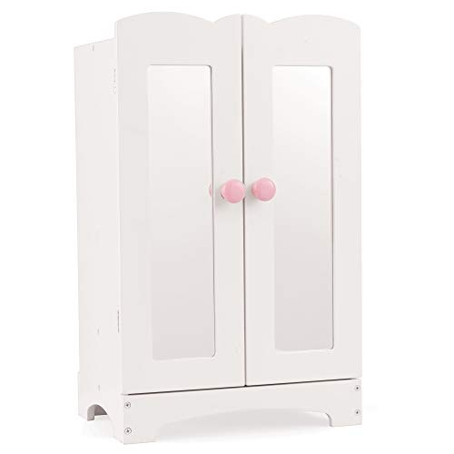 Algopix Similar Product 16 - KidKraft Wooden Lil Doll Armoire with