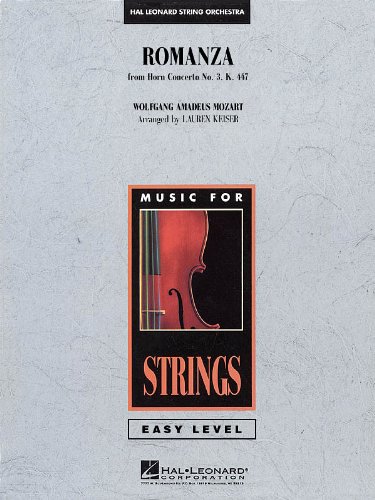 Algopix Similar Product 7 - Romanza from Horn Concerto No 3 K
