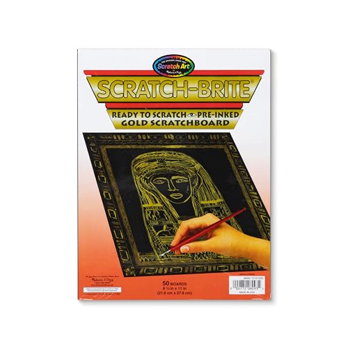 Algopix Similar Product 4 - Melissa  Doug Scratch Art Scratchboard