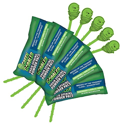 Algopix Similar Product 19 - Green Gobbler Drain Clog Remover Powder