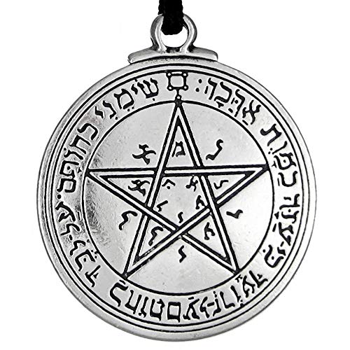 Algopix Similar Product 13 - Pewter Key of Solomon Pentacle of Venus