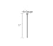 Algopix Similar Product 8 - Hitachi 14102S 1 x 18 GA Finish Nail