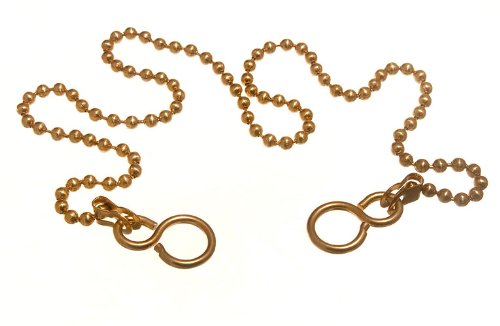 Algopix Similar Product 10 - BASIN SINK BALL CHAIN POLISHED BRASS