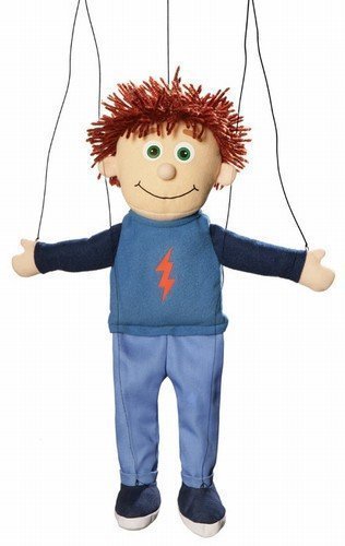 Algopix Similar Product 20 - Tommy Peach Boy Marionette String Puppet