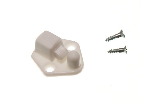 Algopix Similar Product 6 - PEGLOCK CATCH PEG LOCK LATCH WHITE WITH