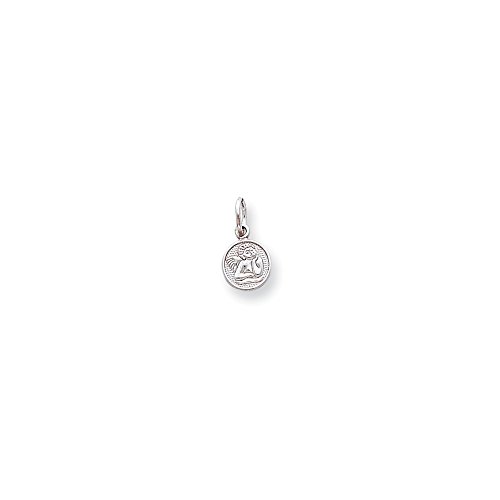 Algopix Similar Product 10 - 10k Yellow and White Gold Angel Charm 