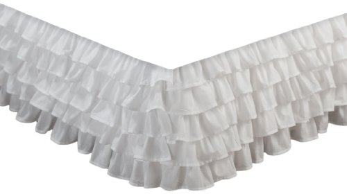 Algopix Similar Product 19 - Greenland Home MultiRuffle Bed Skirt