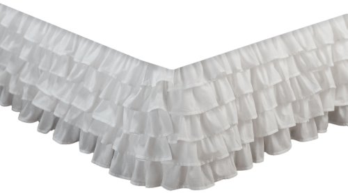 Algopix Similar Product 9 - Greenland Home MultiRuffle Bed Skirt