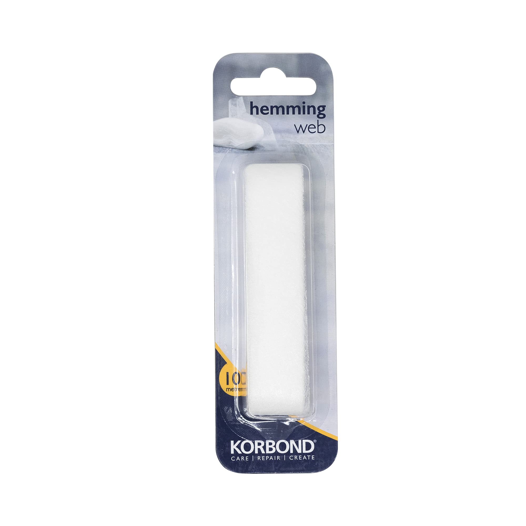 Algopix Similar Product 3 - Korbond 10 m Hemming Web, White