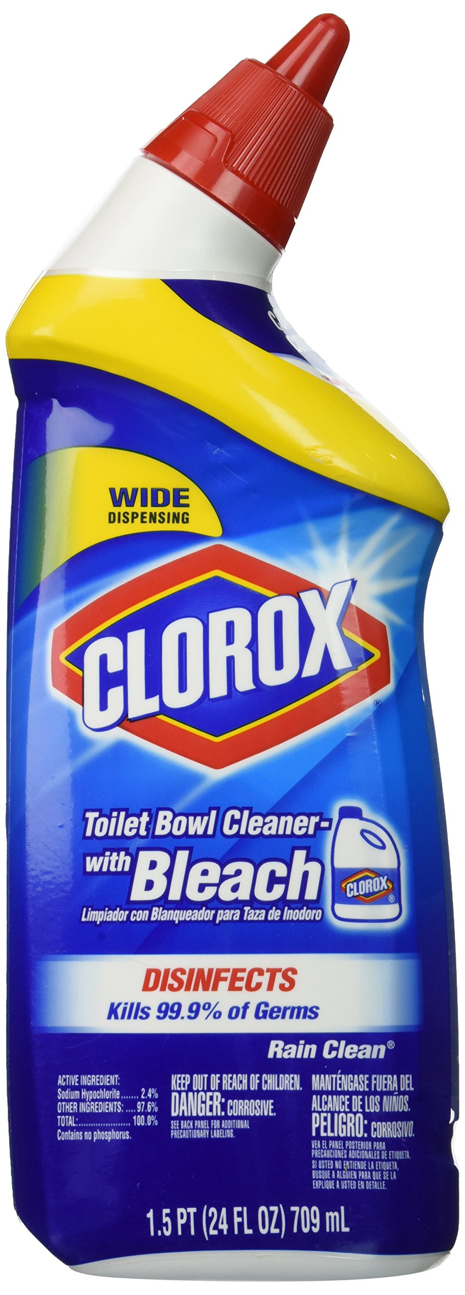 Algopix Similar Product 20 - Clorox Toilet Bowl Cleaner with Bleach