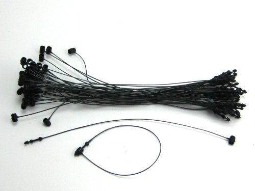 Algopix Similar Product 11 - 5 BLACK Snap Lock Pin Security Loop
