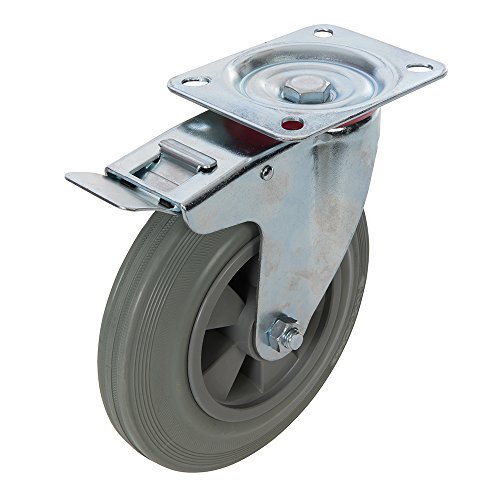 Algopix Similar Product 5 - FIXMAN Rubber Castor Swivel 200mm 200kg