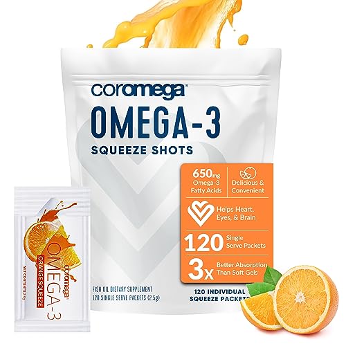 Algopix Similar Product 6 - Coromega Omega 3 Fish Oil Supplement 