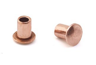 Algopix Similar Product 10 - 3/32" Dia. 1/8" Long Copper Rivet