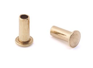 Algopix Similar Product 17 - 3/32" Dia. 7/32" Long Brass Rivet