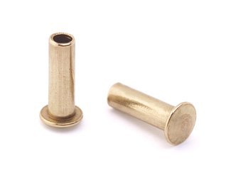 Algopix Similar Product 15 - 3/32" Dia. 9/32" Long Brass Rivet