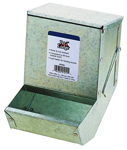 Algopix Similar Product 7 - Pet Lodge Steel Small Animal Feeder
