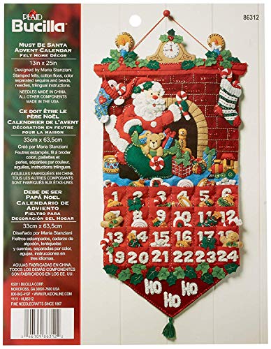Algopix Similar Product 13 - Bucilla Felt Applique Advent Calendar