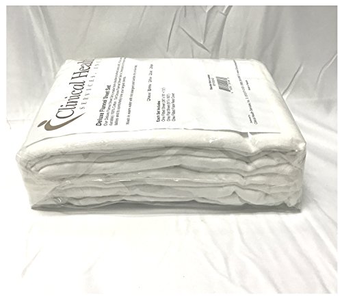Algopix Similar Product 11 - Deluxe Flannel Massage Sheet Set (White)