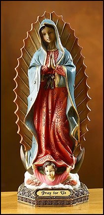 Algopix Similar Product 1 - Our Lady of Guadalupe Statue