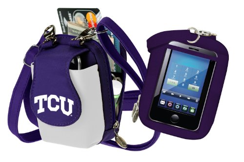 Algopix Similar Product 10 - NCAA TCU Horned Frogs Purse Plus Touch
