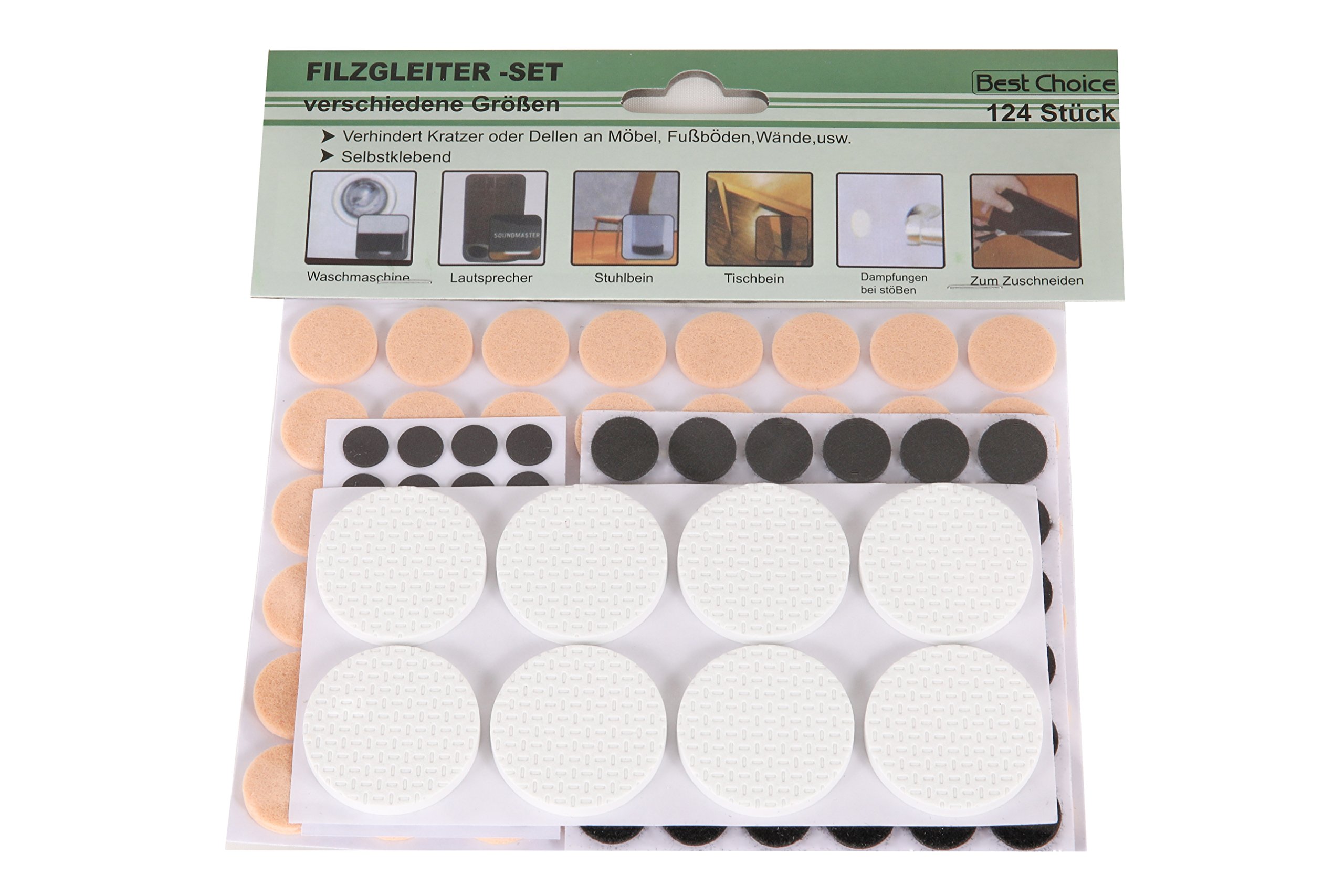 Algopix Similar Product 4 - Furniture Glides 124 Assortment Around