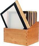 Algopix Similar Product 17 - Securit Wood Range Menu Box with 20 x