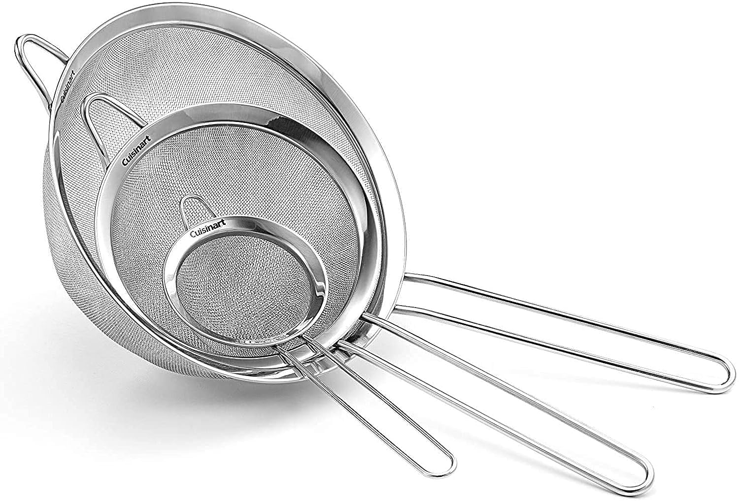 Algopix Similar Product 7 - Cuisinart Mesh Strainers 3 Count Pack